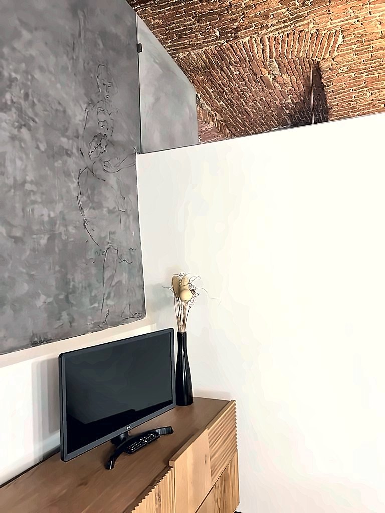Un dessin à main levée sur le mur de la chambre · Perla del Borgo, Borgio Verezzi