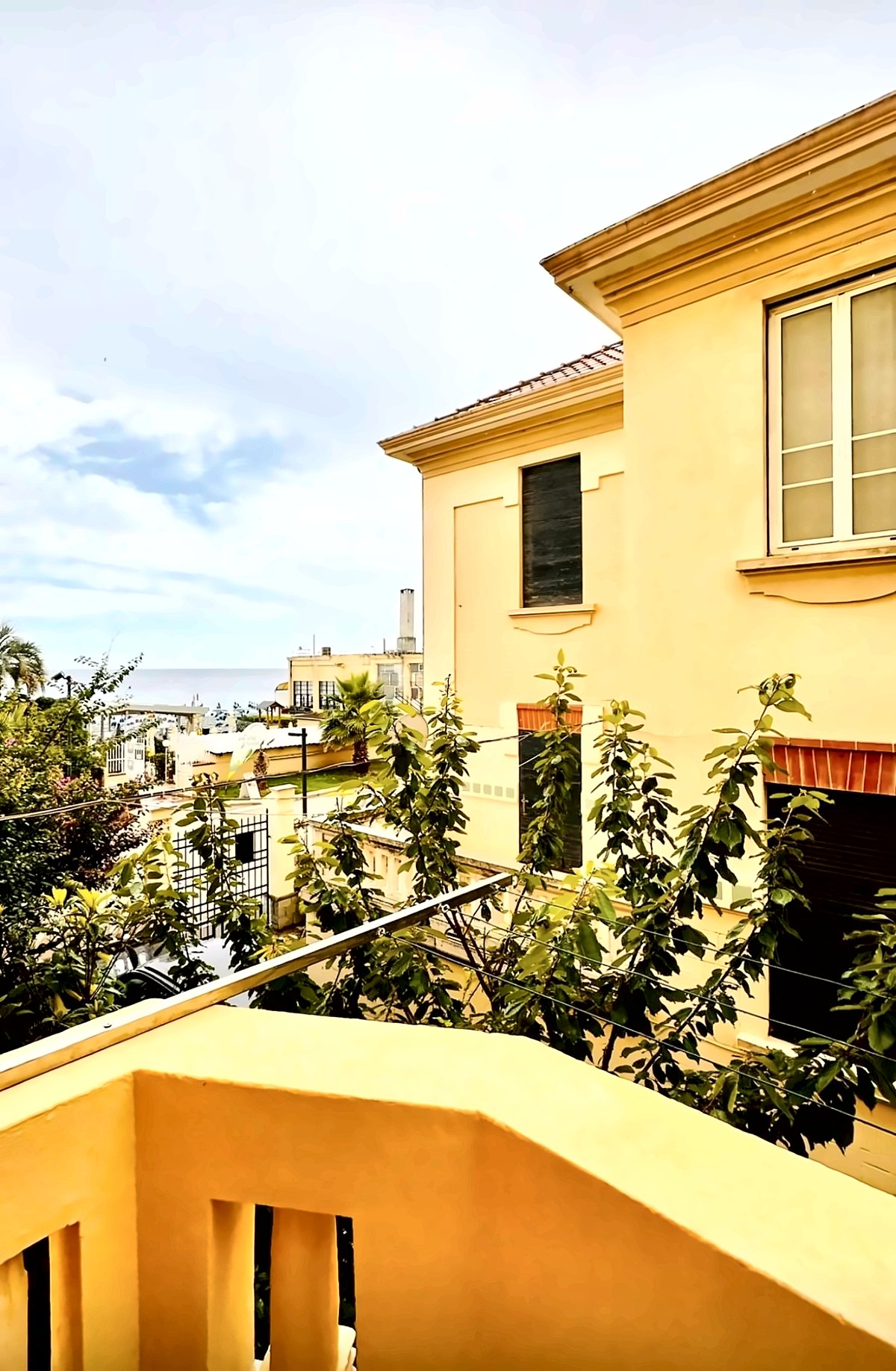 Vista sul mare dal balcone di Acquamarina