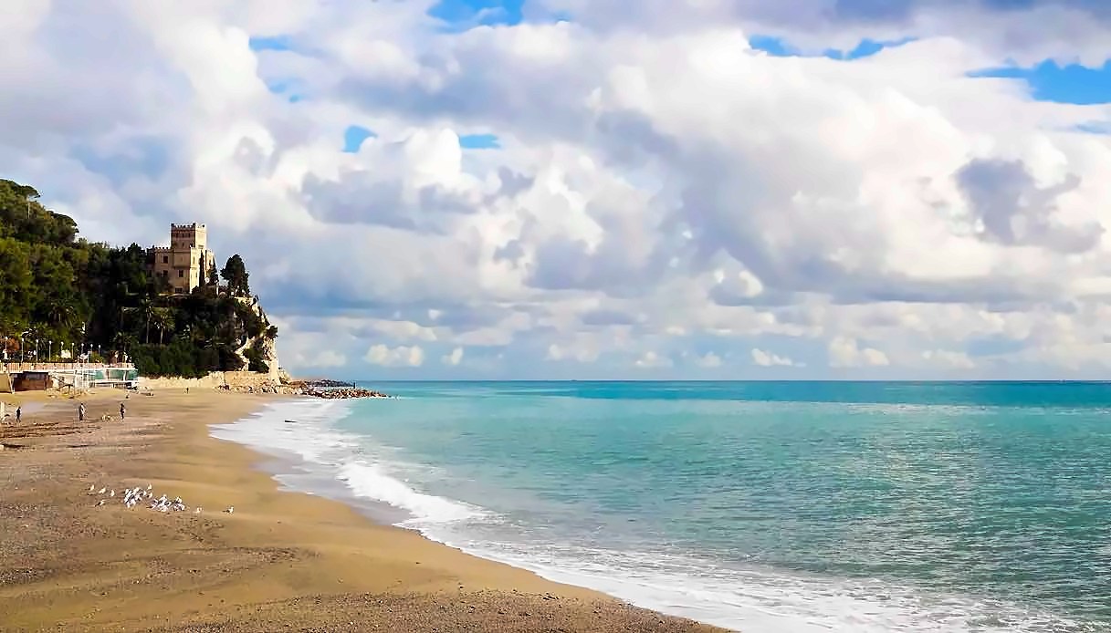 La spiaggia di Finale Ligure